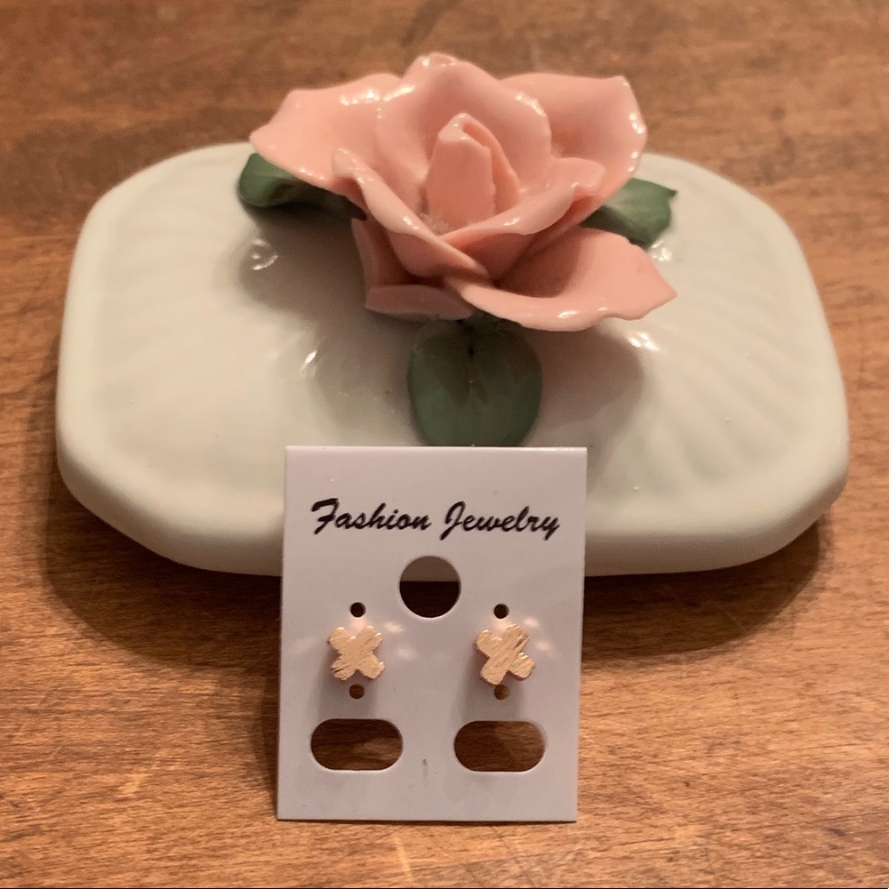 Fashion Earrings - Rose Gold Geometric